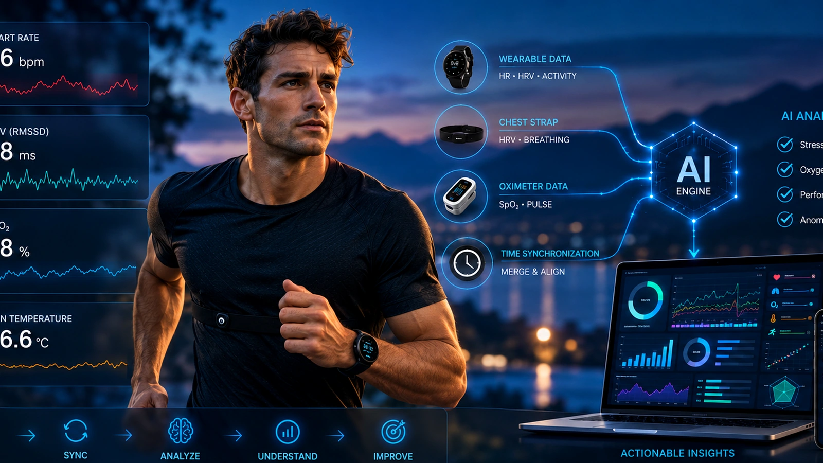 Physiology telemetry visualization